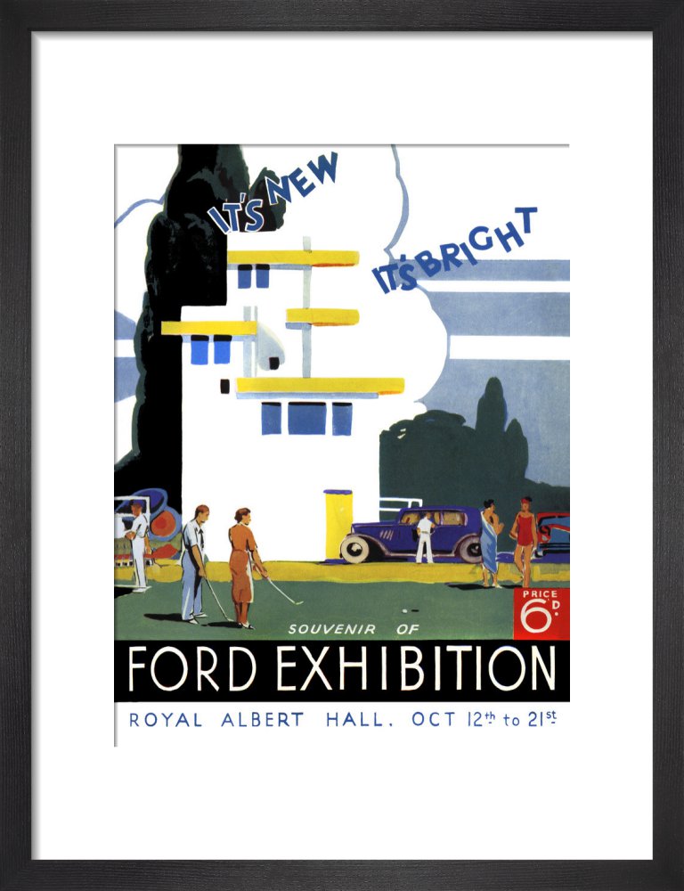 Programme for Ford Motor Exhibition, 12-21 October 1933 - Royal Albert Hall