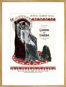 Programme for William Fox Presents 'Queen of Sheba' - A Lavish Spectacle-Drama, 21-27 January 1922 - Royal Albert Hall