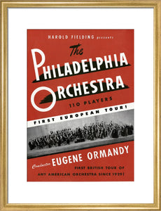 Handbill for Philadelphia Orchestra Concert, 27 May - 10 June 1949 - Royal Albert Hall