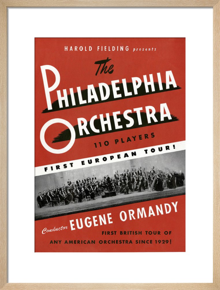 Handbill for Philadelphia Orchestra Concert, 27 May - 10 June 1949 - Royal Albert Hall