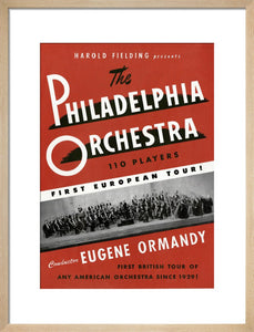 Handbill for Philadelphia Orchestra Concert, 27 May - 10 June 1949 - Royal Albert Hall