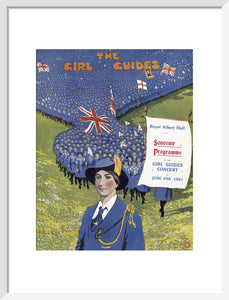 Programme for Grand Choral Concert by the Girl Guides, with a Choir of a Thousand Voices, 25 June 1921 - Royal Albert Hall