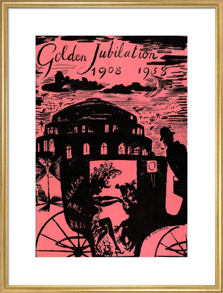 Programme for The Chelsea Arts Club Annual Ball - 'Golden Jubilation' (1908-1958), 31 December 1958 - Royal Albert Hall