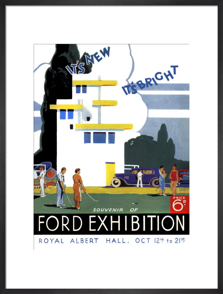 Programme for Ford Motor Exhibition, 12-21 October 1933 - Royal Albert Hall