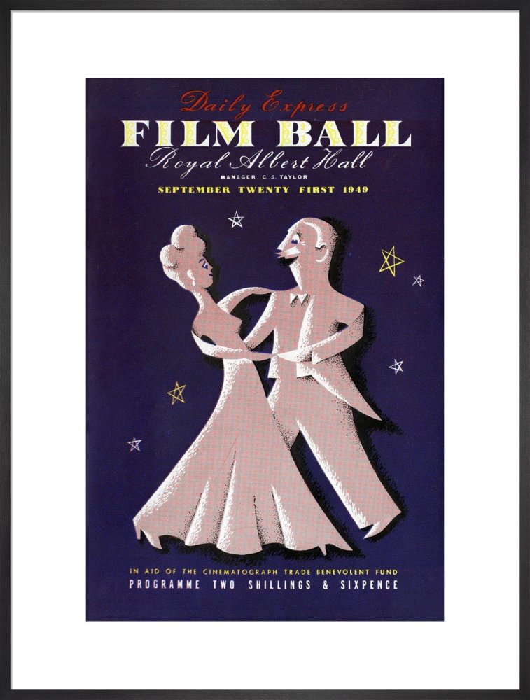 Programme for The Daily Express Film Ball, in aid of The Cinematograph Trade Benevolent Fund, 21 September 1949 - Royal Albert Hall