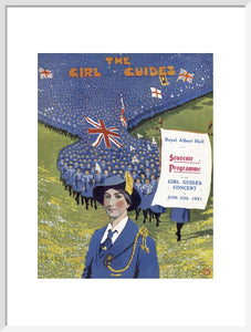 Programme for Grand Choral Concert by the Girl Guides, with a Choir of a Thousand Voices, 25 June 1921 - Royal Albert Hall