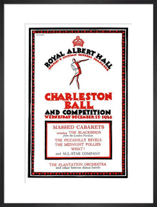 Programme for Charleston Ball and Competition, 15 December 1926 - Royal Albert Hall