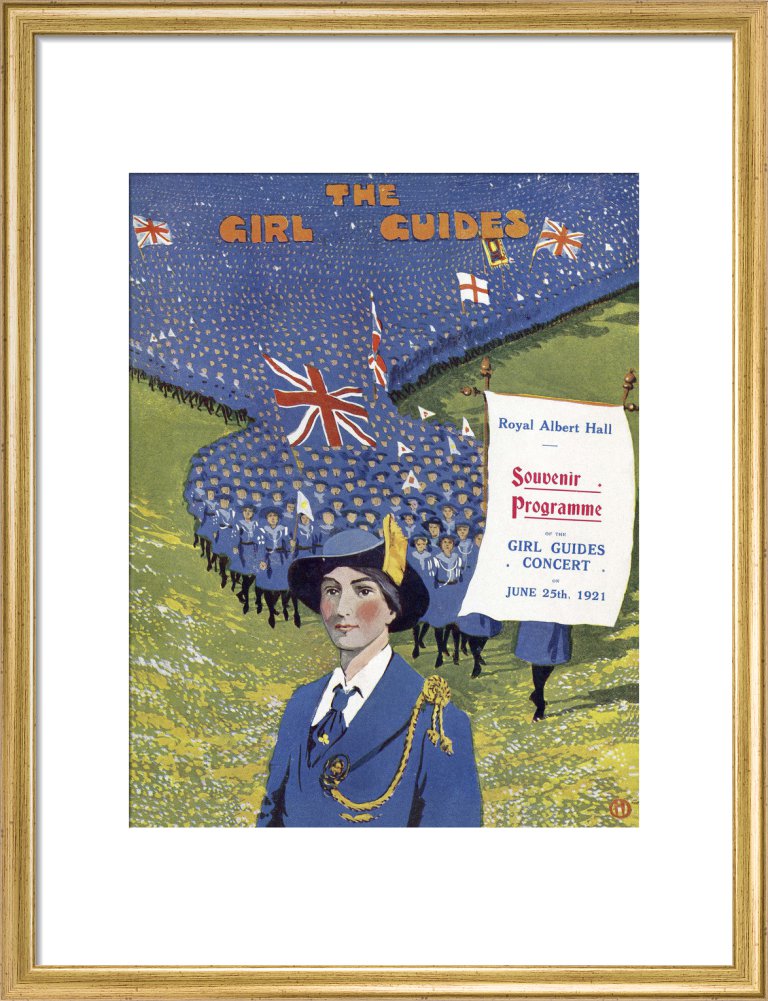 Programme for Grand Choral Concert by the Girl Guides, with a Choir of a Thousand Voices, 25 June 1921 - Royal Albert Hall