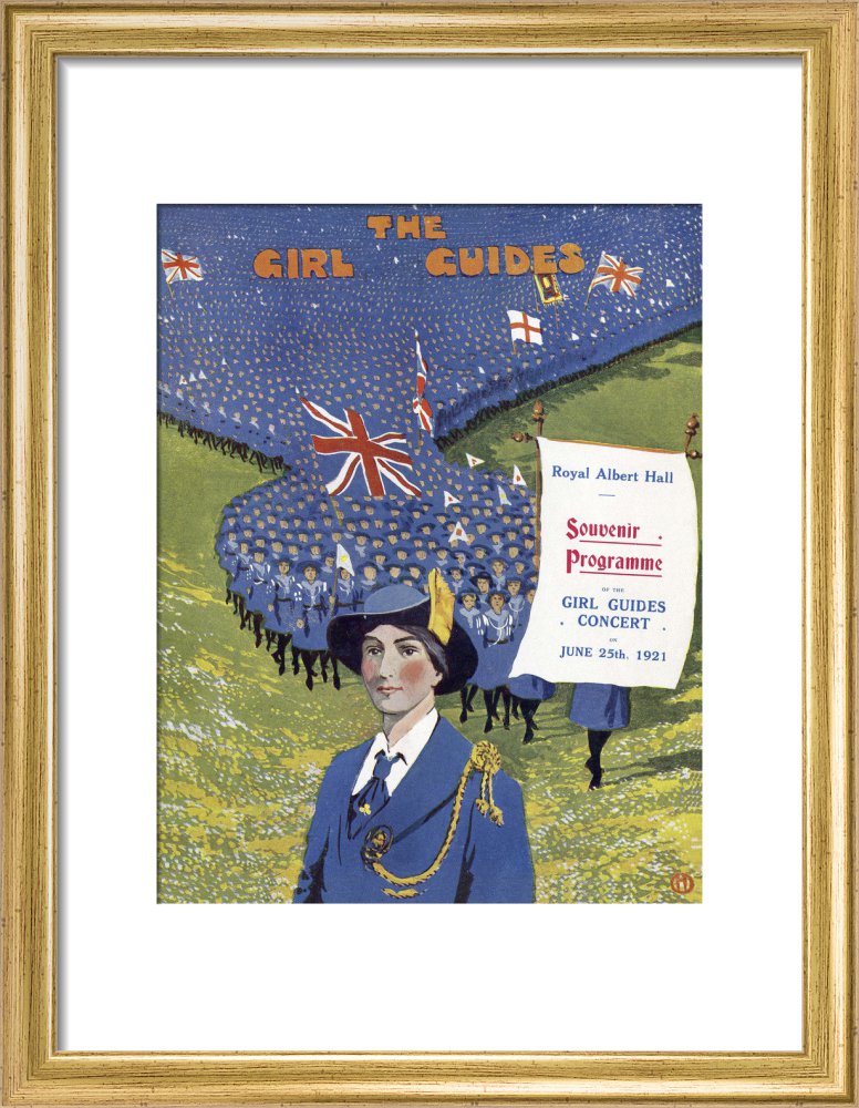 Programme for Grand Choral Concert by the Girl Guides, with a Choir of a Thousand Voices, 25 June 1921 - Royal Albert Hall