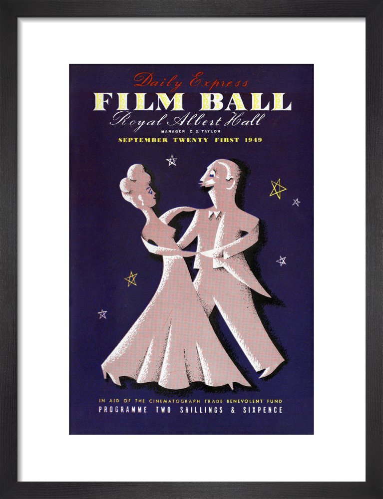 Programme for The Daily Express Film Ball, in aid of The Cinematograph Trade Benevolent Fund, 21 September 1949 - Royal Albert Hall