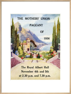 Programme for Mothers' Union Pageant of 1936, 4-5 November 1936 - Royal Albert Hall