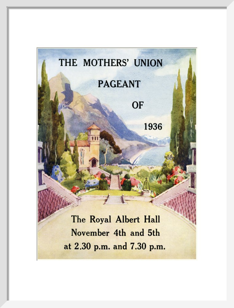 Programme for Mothers' Union Pageant of 1936, 4-5 November 1936 - Royal Albert Hall