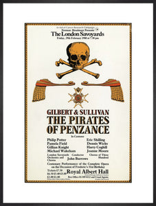 Handbill from The London Savoyards - Gilbert & Sullivan's 'The Pirates of Penzance', 29 February 1980 - Royal Albert Hall