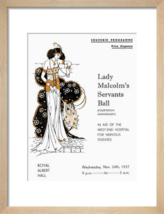 Programme for Lady Malcolm's Servants' Ball (Fourteenth Anniversary), in aid of The West End Hospital for Nervous Diseases, 24 November 1937 - Royal Albert Hall