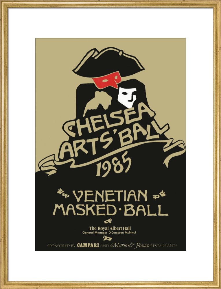 Programme for The Chelsea Arts Club Ball 1985 - Venetian Masked Ball, 11 October 1985 - Royal Albert Hall