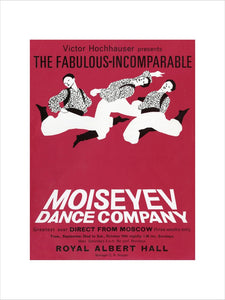 Handbill from Moiseyev Dance Company, 22 September - 10 October 1964 - Royal Albert Hall