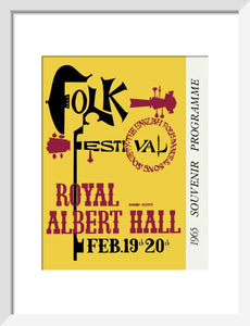 Programme for Folk Festival 1965, 19-20 February 1965 - Royal Albert Hall