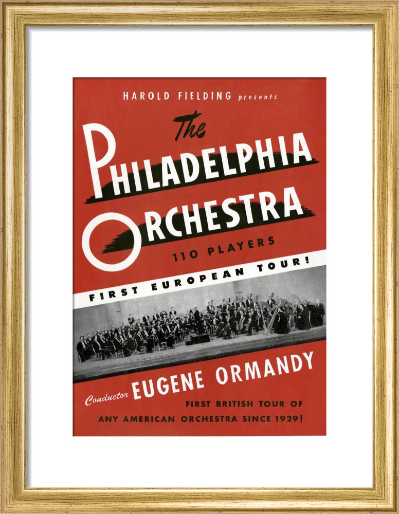 Handbill for Philadelphia Orchestra Concert, 27 May - 10 June 1949 - Royal Albert Hall