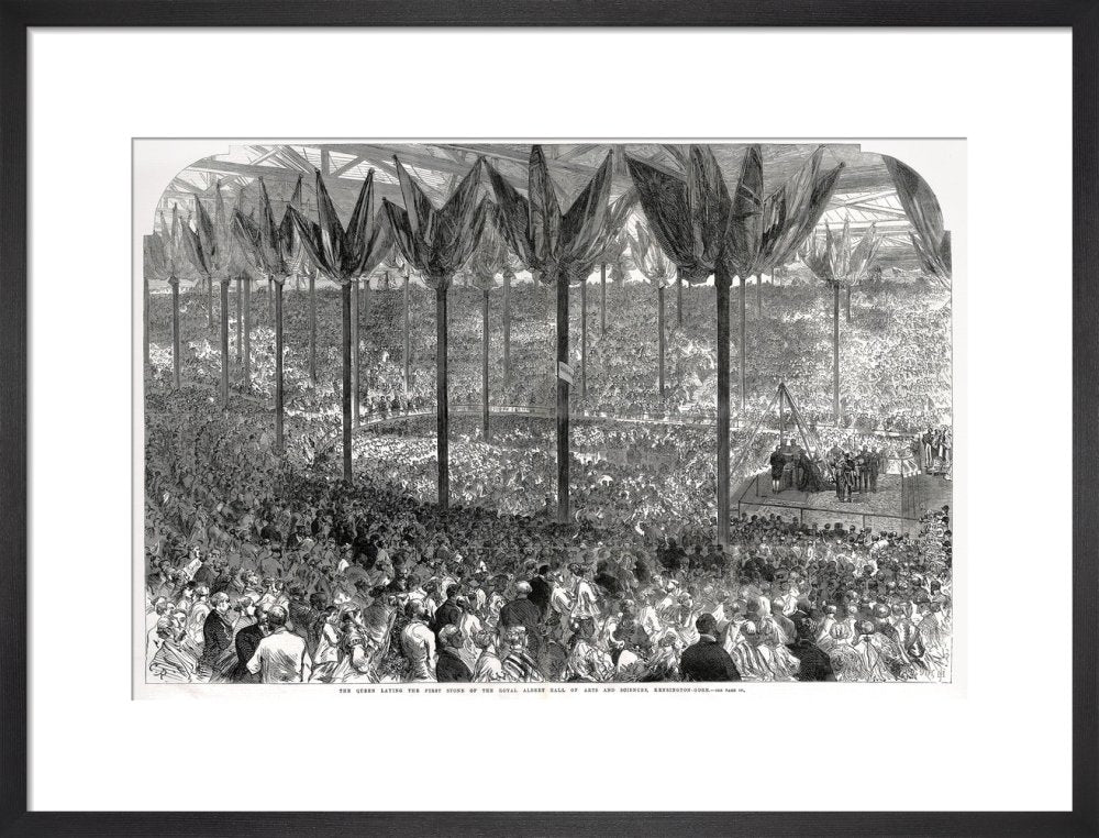 Queen Victoria laying the Hall's Foundation Stone - Royal Albert Hall