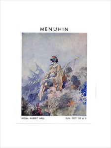 Programme for Yehudi Menuhin Concert, 28 October 1934 - Royal Albert Hall