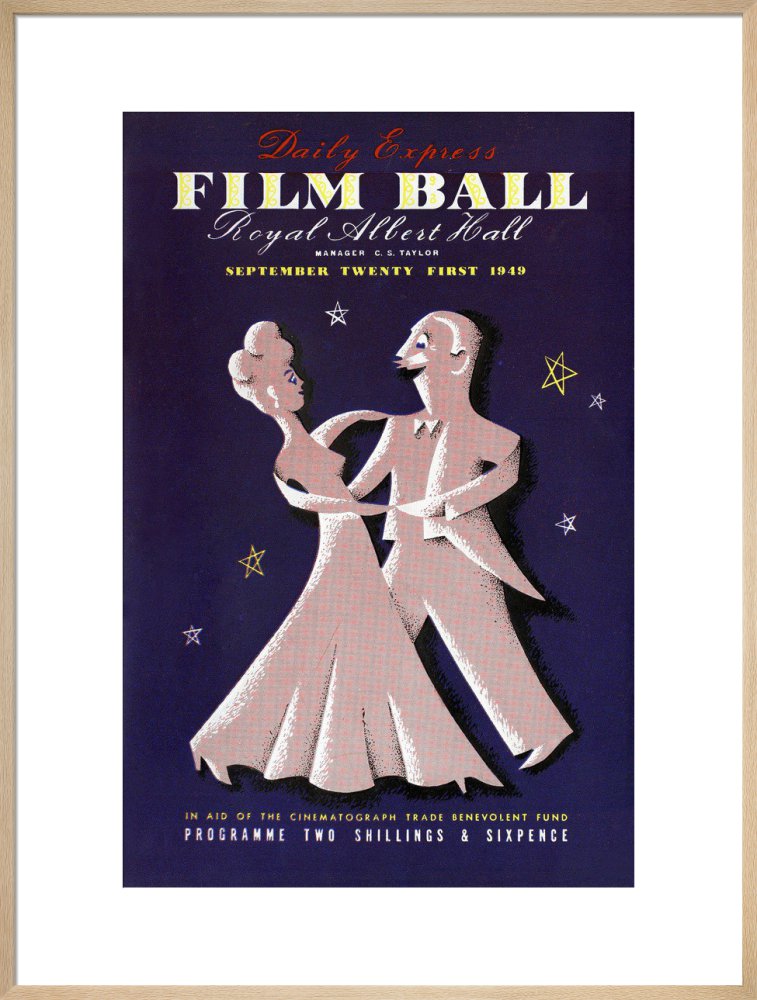 Programme for The Daily Express Film Ball, in aid of The Cinematograph Trade Benevolent Fund, 21 September 1949 - Royal Albert Hall