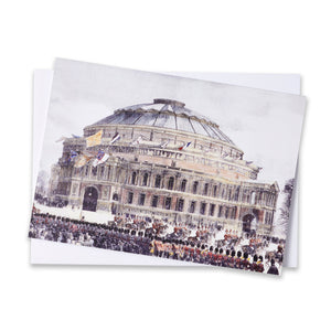Opening Of The Hall Greetings Card - Royal Albert Hall