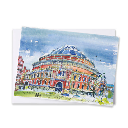 Watercolour Greetings Card - Royal Albert Hall