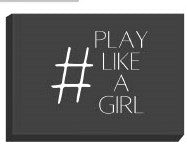 Load image into Gallery viewer, #PlayLikeAGirl Eraser