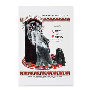 Queen Of Sheba Postcard - Royal Albert Hall