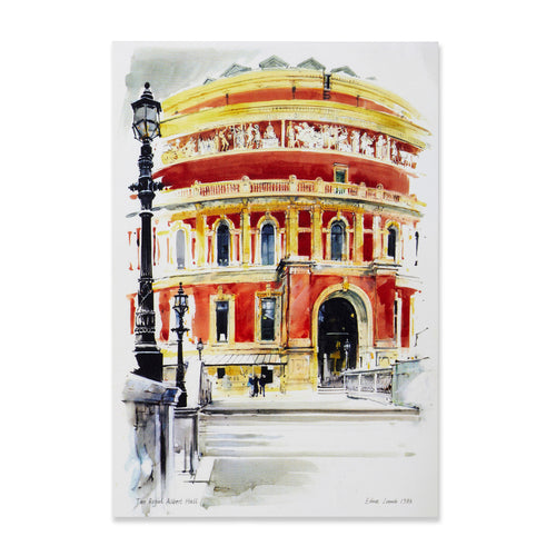 View From South Steps Postcard - Royal Albert Hall