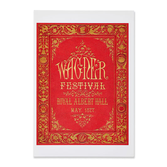 Wagner Festival Postcard - Royal Albert Hall