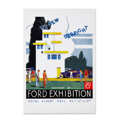Ford Exhibition Postcard - Royal Albert Hall