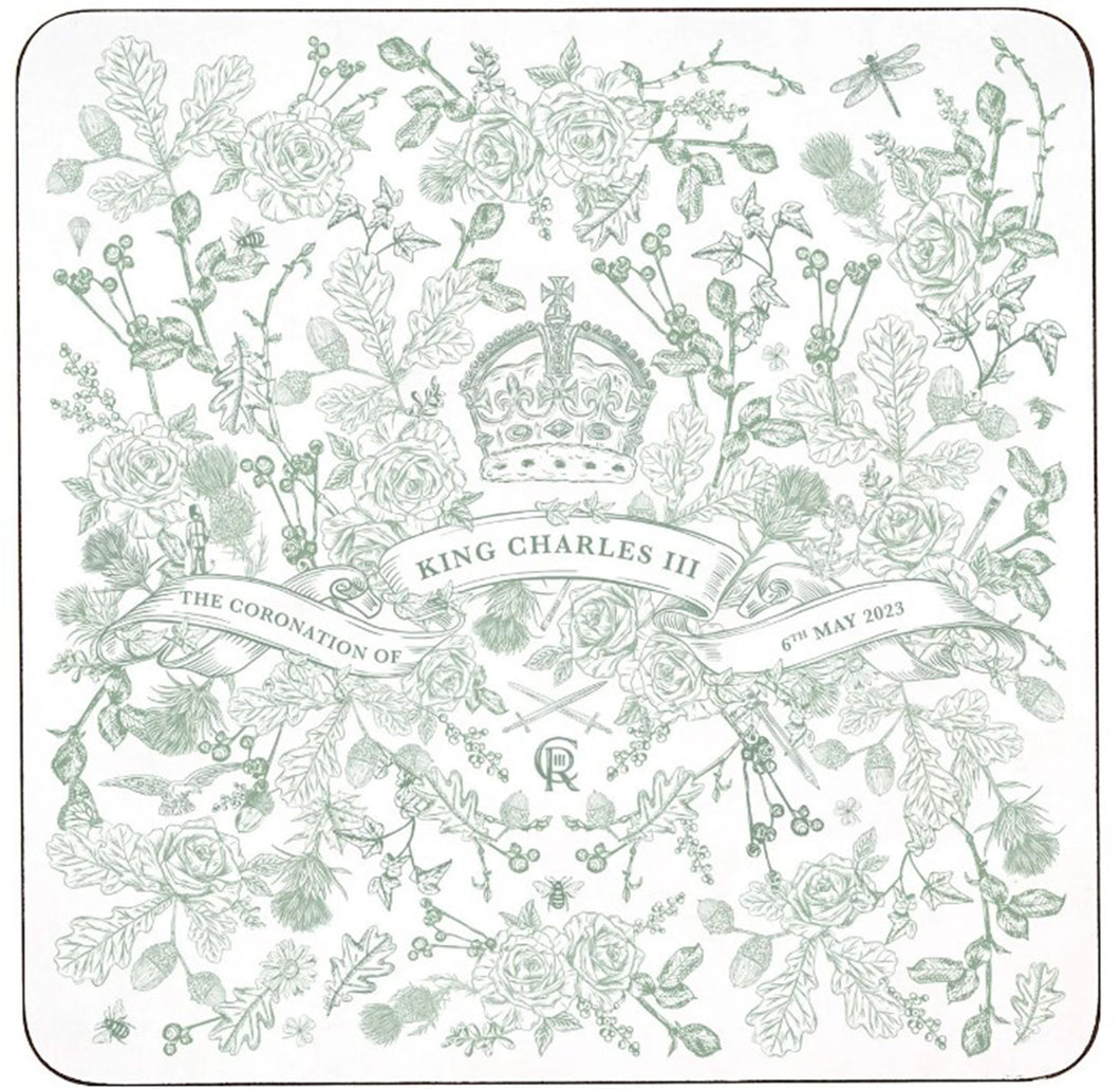 King Charles III Coronation Coaster - Set of 4