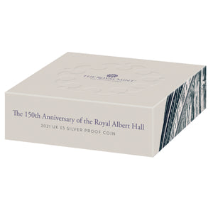 The 150th Anniversary of the Royal Albert Hall 2021 UK £5 Silver Proof Coin