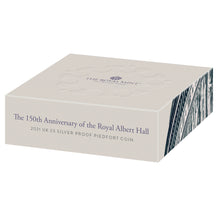 Load image into Gallery viewer, The 150th Anniversary of the Royal Albert Hall 2021 UK £5 Silver Proof Piedfort Coin