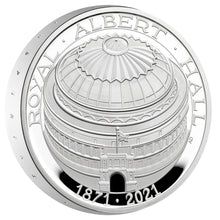 Load image into Gallery viewer, The 150th Anniversary of the Royal Albert Hall 2021 UK £5 Silver Proof Piedfort Coin