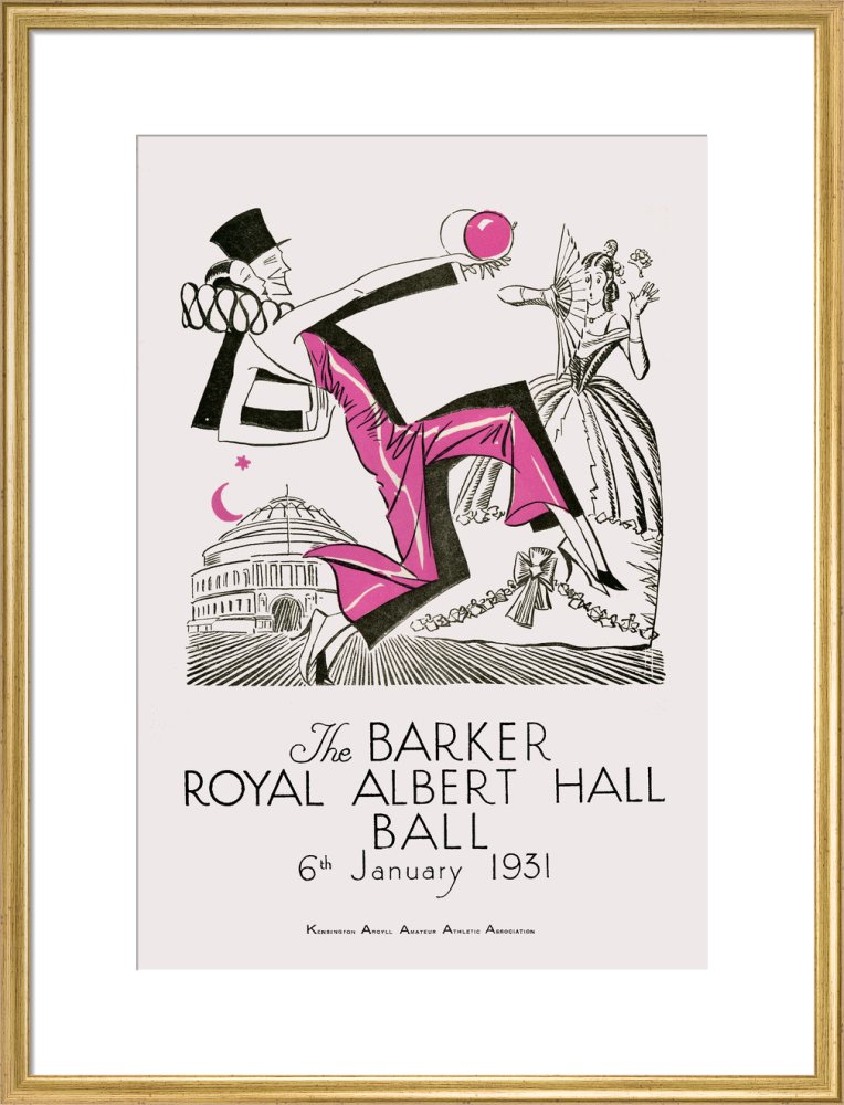 Programme for The Barker Royal Albert Hall Ball, 6 January 1931 - Royal Albert Hall