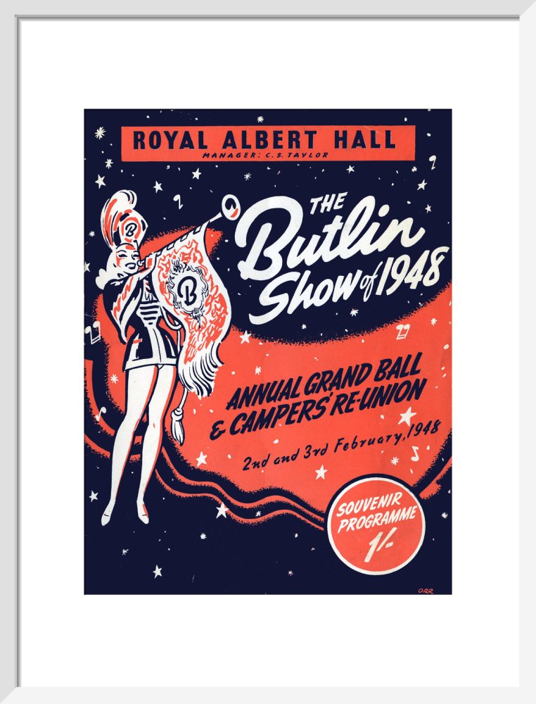 Programme for Butlin's Show of 1948 - Annual Grand Ball and Campers' Re-Union, 2-3 February 1948 - Royal Albert Hall