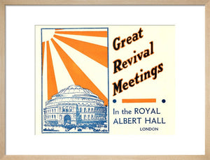 Elim Foursquare Pentecostal Alliance - Great Revival Meetings - Divine Healing, Baptisms and Holy Communion Services, 10 April 1939 - Royal Albert Hall