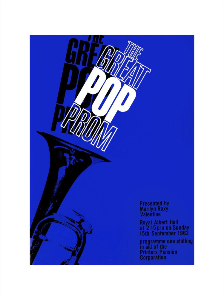 Programme for The Great Pop Prom in aid of The Printers Pension Corporation, 15 September 1963 - Royal Albert Hall