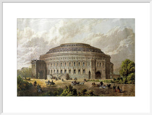Construction illustration of the Royal Albert Hall in colour. - Royal Albert Hall
