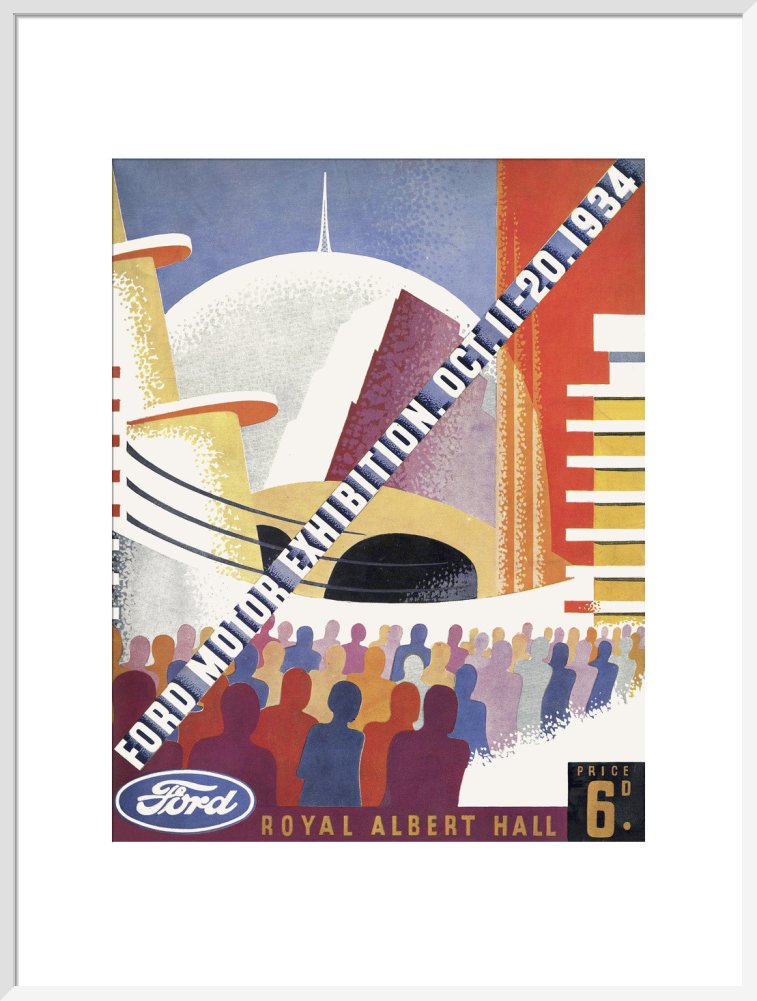 Ford Motor Exhibition Art Print - Royal Albert Hall