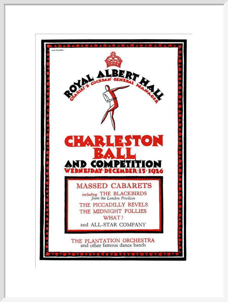 Programme for Charleston Ball and Competition, 15 December 1926 - Royal Albert Hall