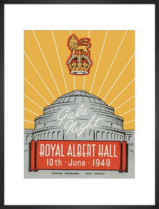 Programme for War Office Staff Gala Night, 10 June 1948 - Royal Albert Hall