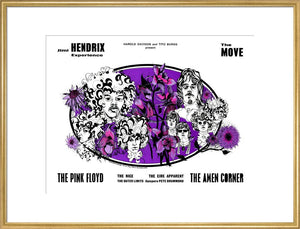 Programme for Jimi Hendrix Experience, The Move, The Pink Floyd, The Amen Corner and The Nice, 14 November 1967 - Royal Albert Hall