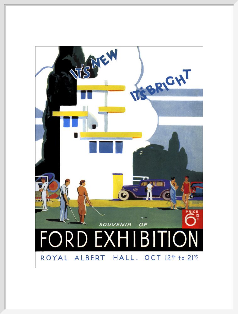 Programme for Ford Motor Exhibition, 12-21 October 1933 - Royal Albert Hall