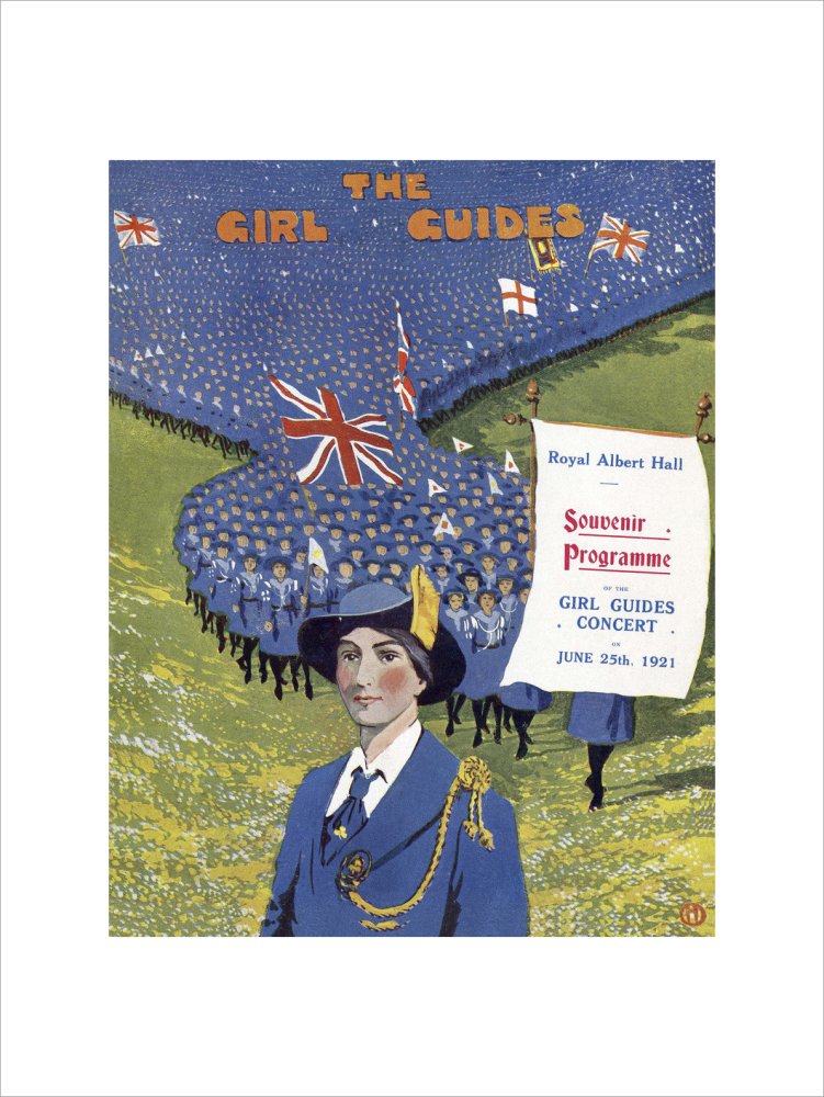 Programme for Grand Choral Concert by the Girl Guides, with a Choir of a Thousand Voices, 25 June 1921 - Royal Albert Hall