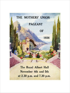 Programme for Mothers' Union Pageant of 1936, 4-5 November 1936 - Royal Albert Hall