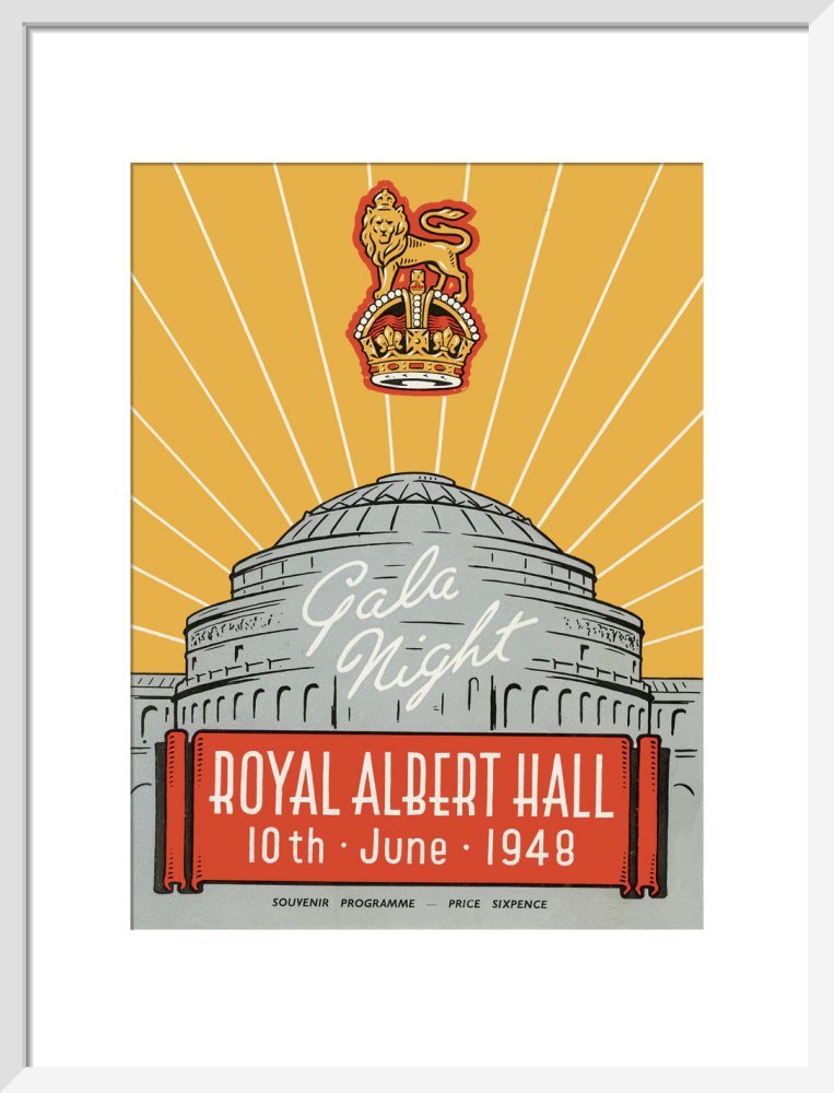 Programme for War Office Staff Gala Night, 10 June 1948 - Royal Albert Hall