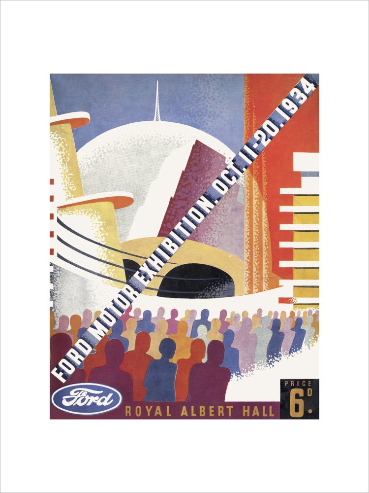 Ford Motor Exhibition Art Print - Royal Albert Hall